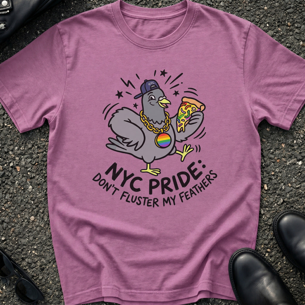 NYC PRIDE Pigeon n Pizza T-Shirt