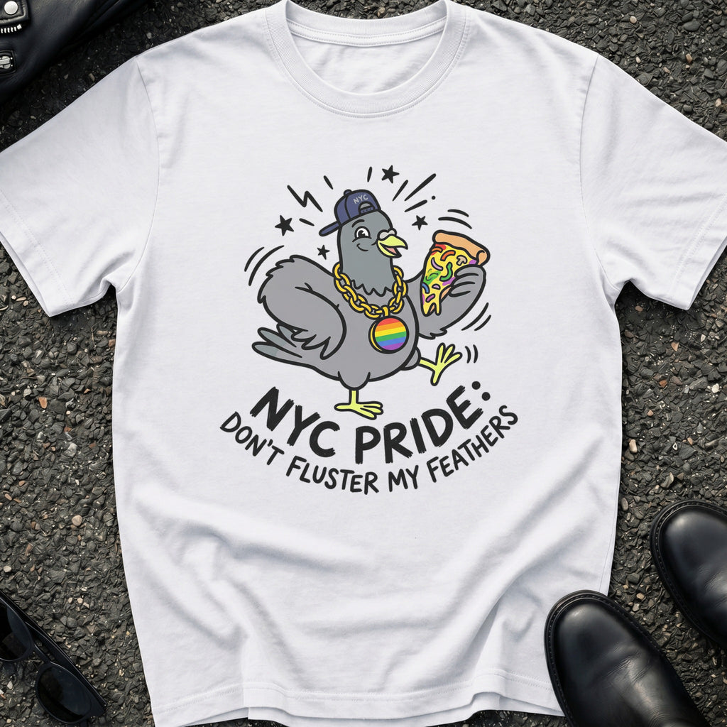 NYC PRIDE Pigeon n Pizza T-Shirt