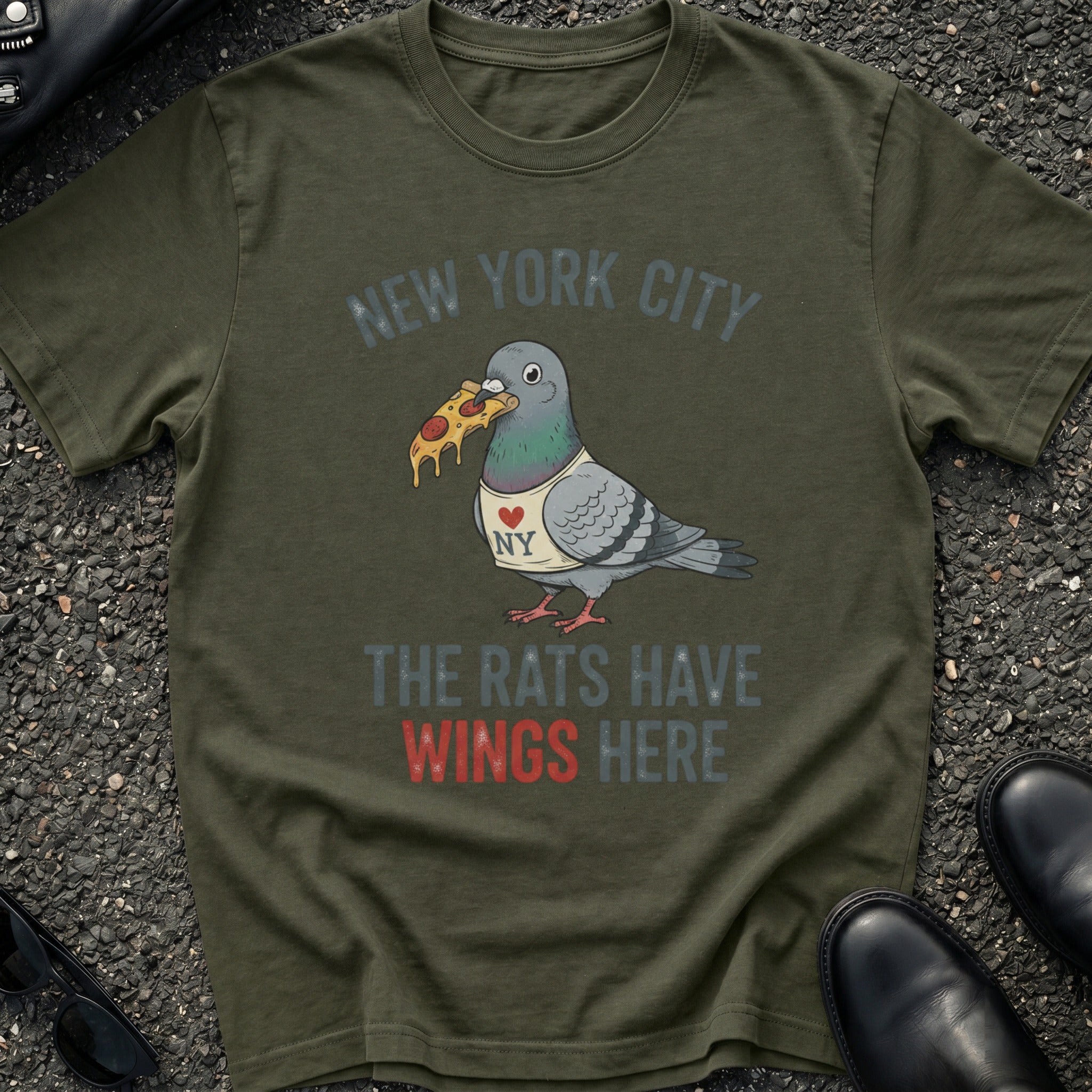NYC Rats Have Wings T-Shirt