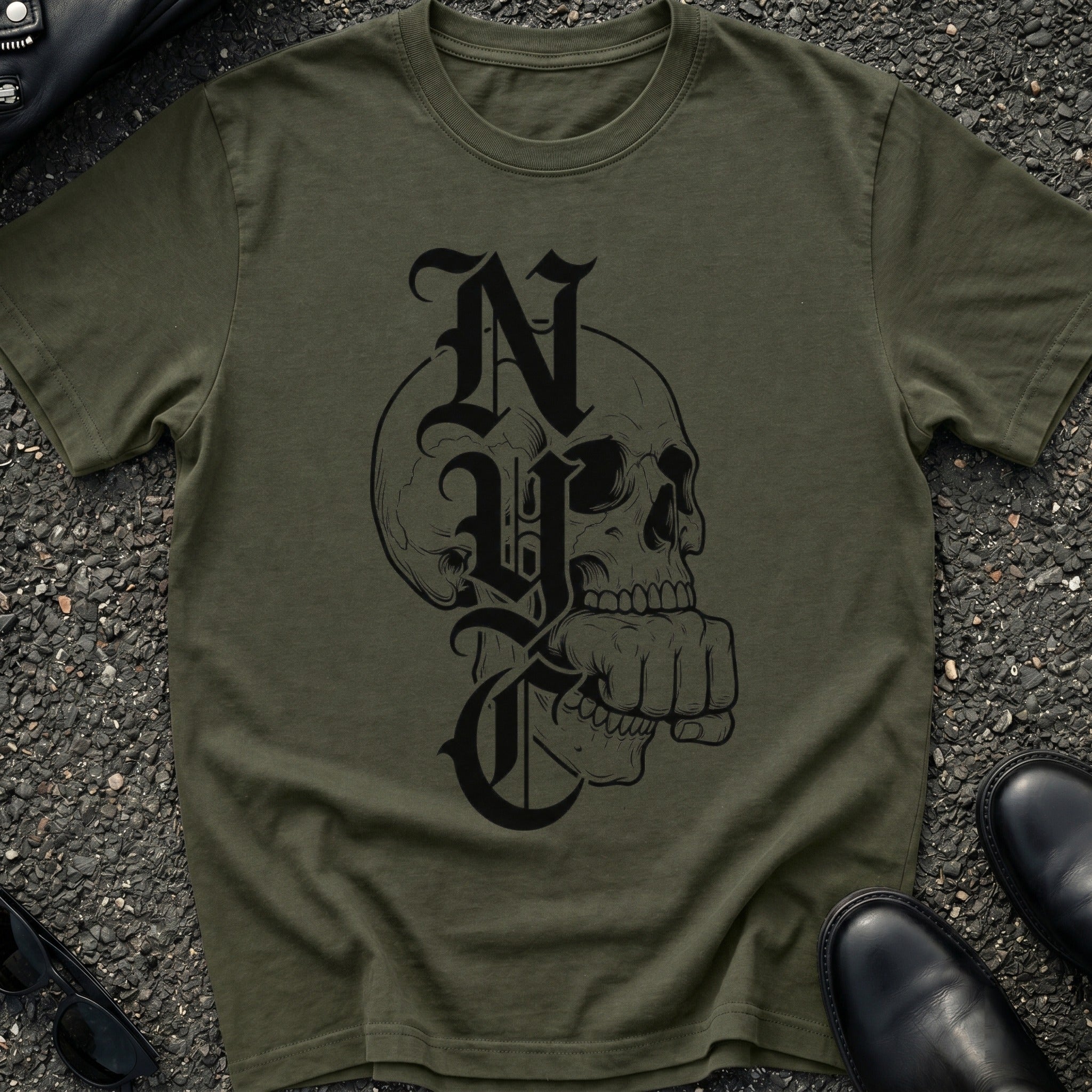 NYC Skull Fist T-Shirt