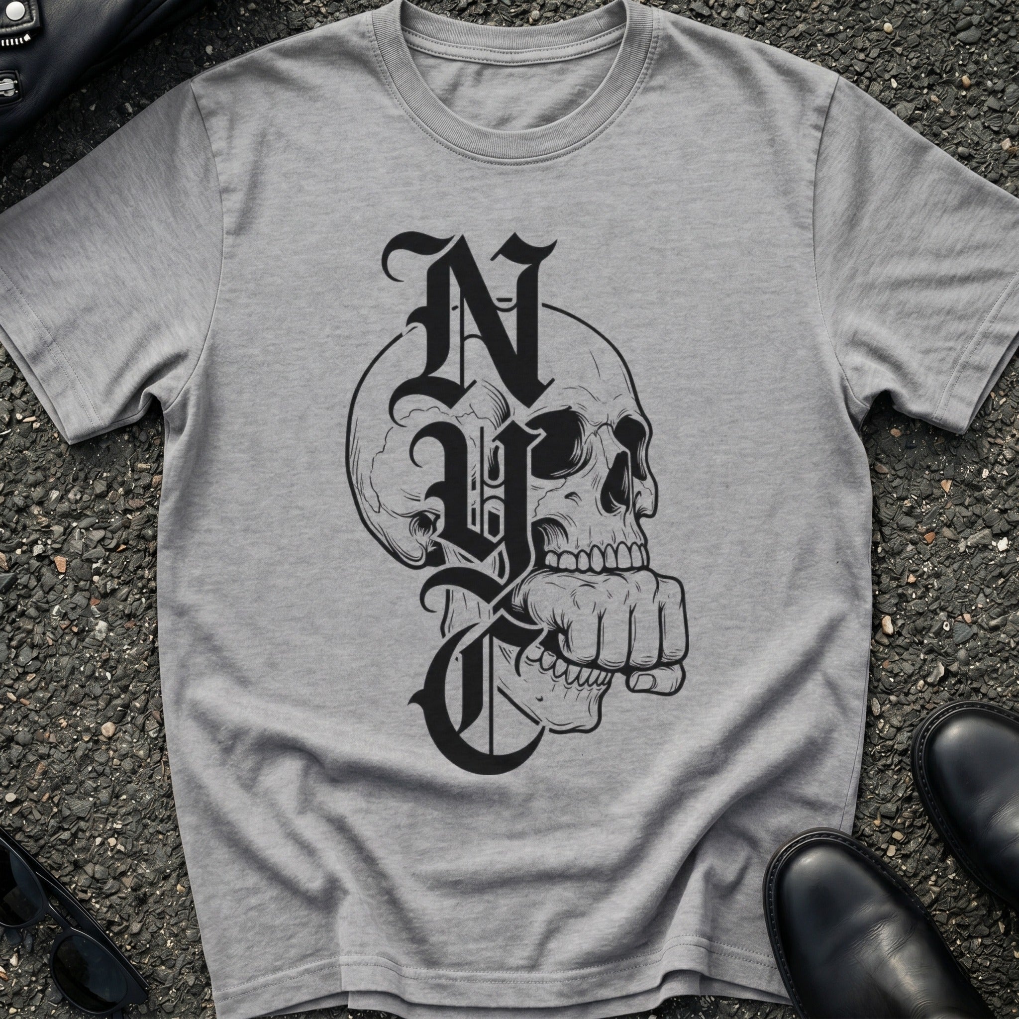 NYC Skull Fist T-Shirt