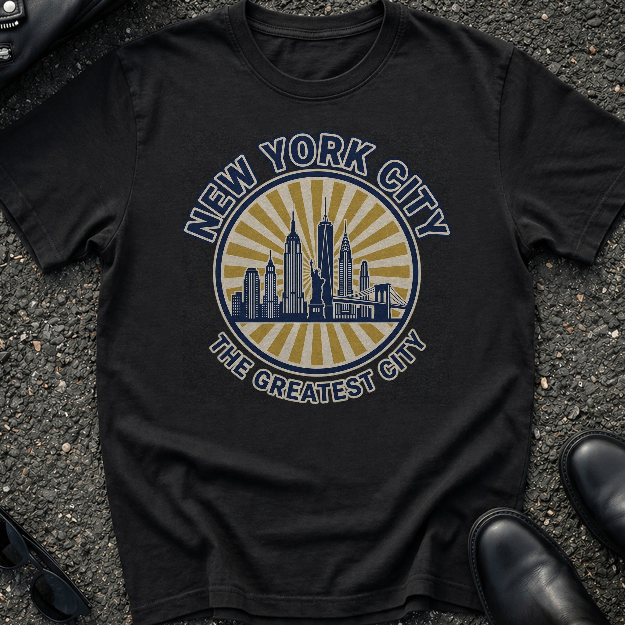 NYC Skyline Sunburst T-Shirt