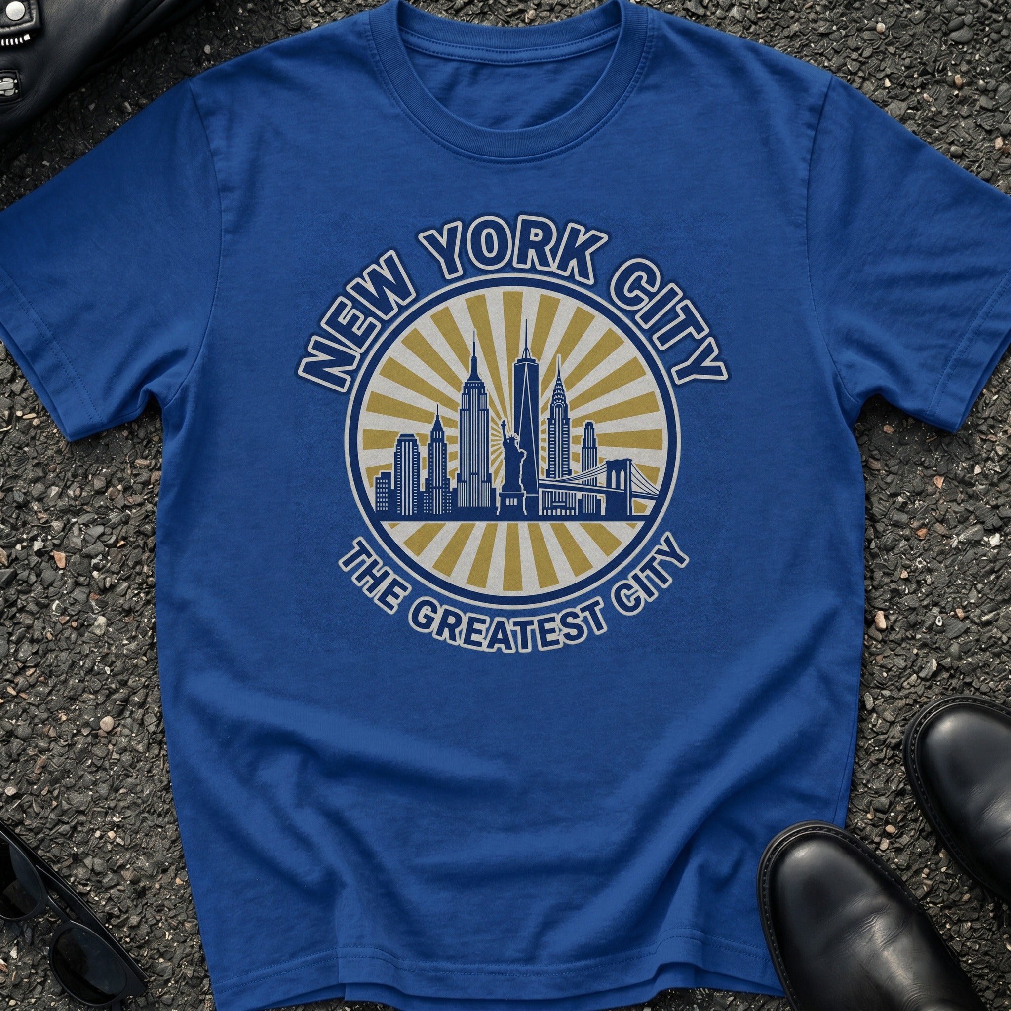 NYC Skyline Sunburst T-Shirt