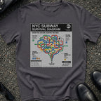 NYC Subway Survival Diagram T-Shirt