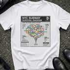 NYC Subway Survival Diagram T-Shirt
