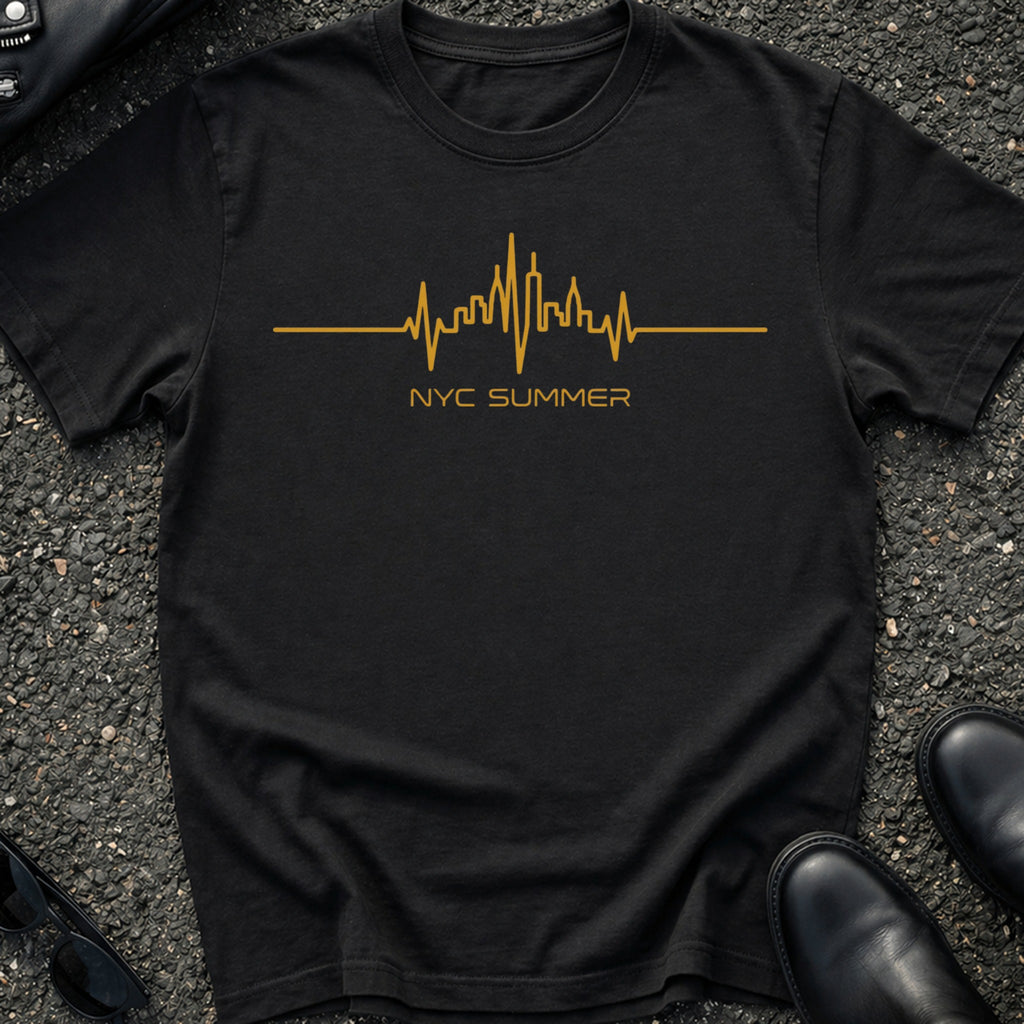 NYC Summer Heart Beat T-Shirt