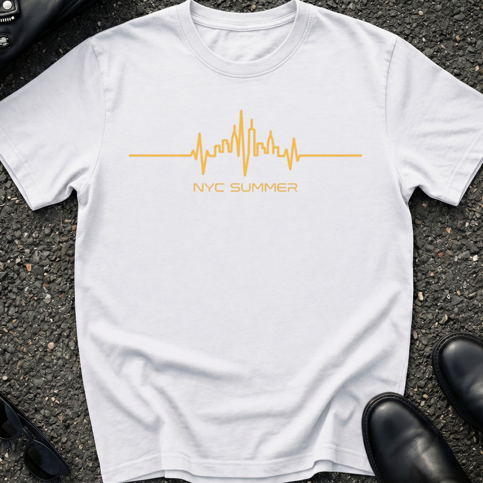 NYC Summer Heart Beat T-Shirt