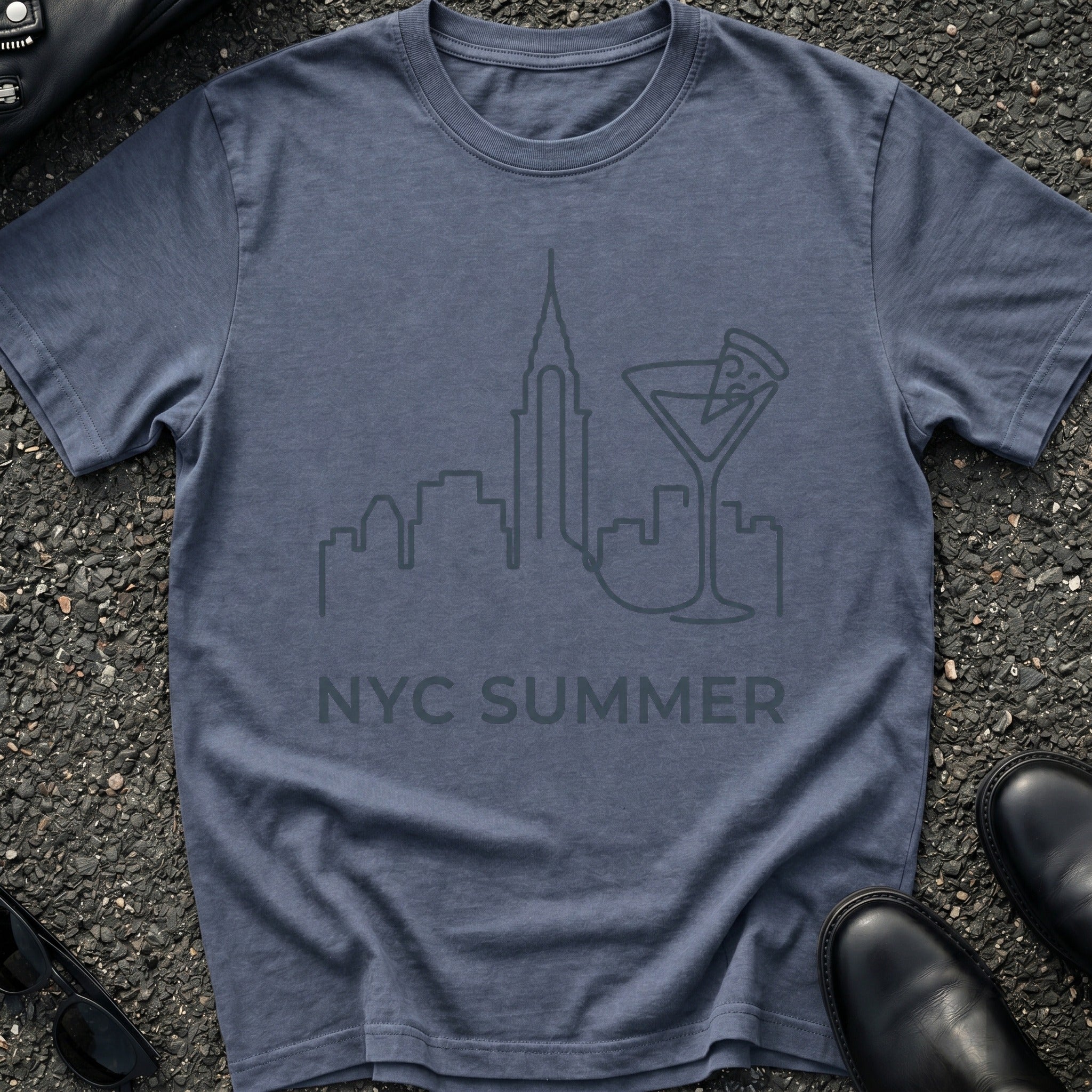 NYC Summer Martini T-Shirt