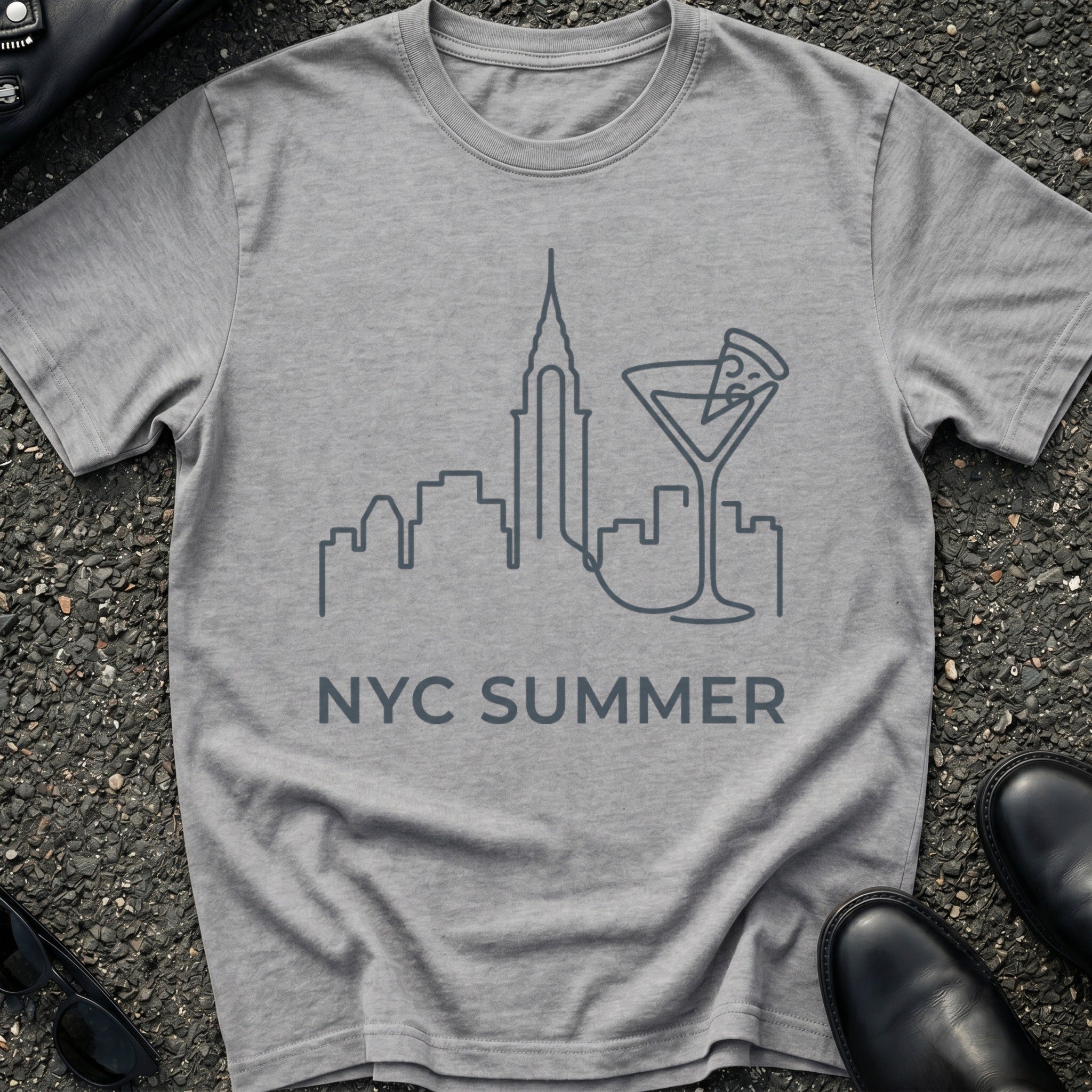 NYC Summer Martini T-Shirt