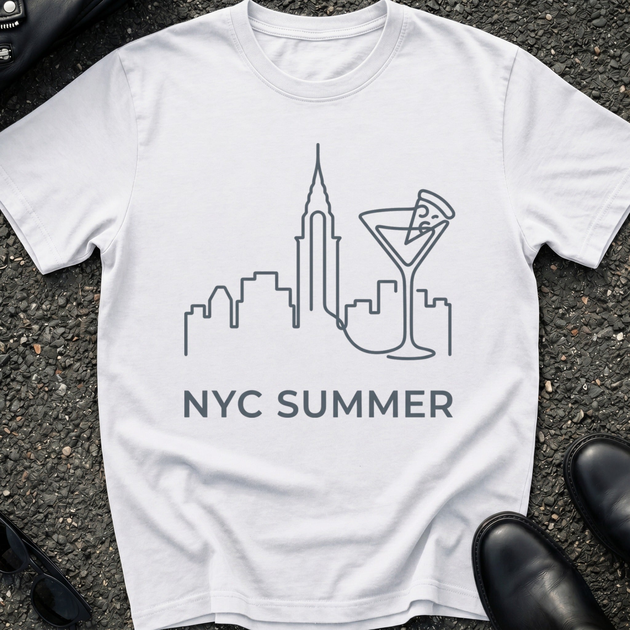 NYC Summer Martini T-Shirt