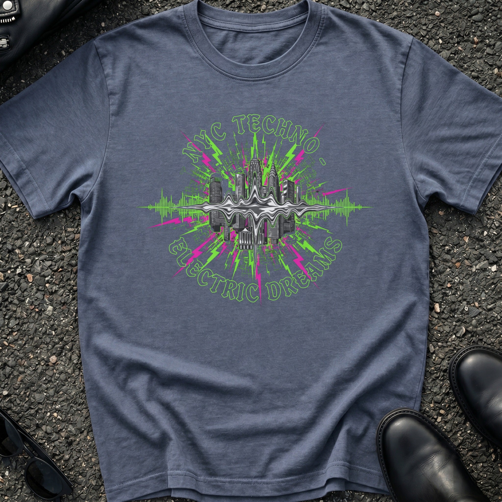 NYC Techno Electric Dreams T-Shirt