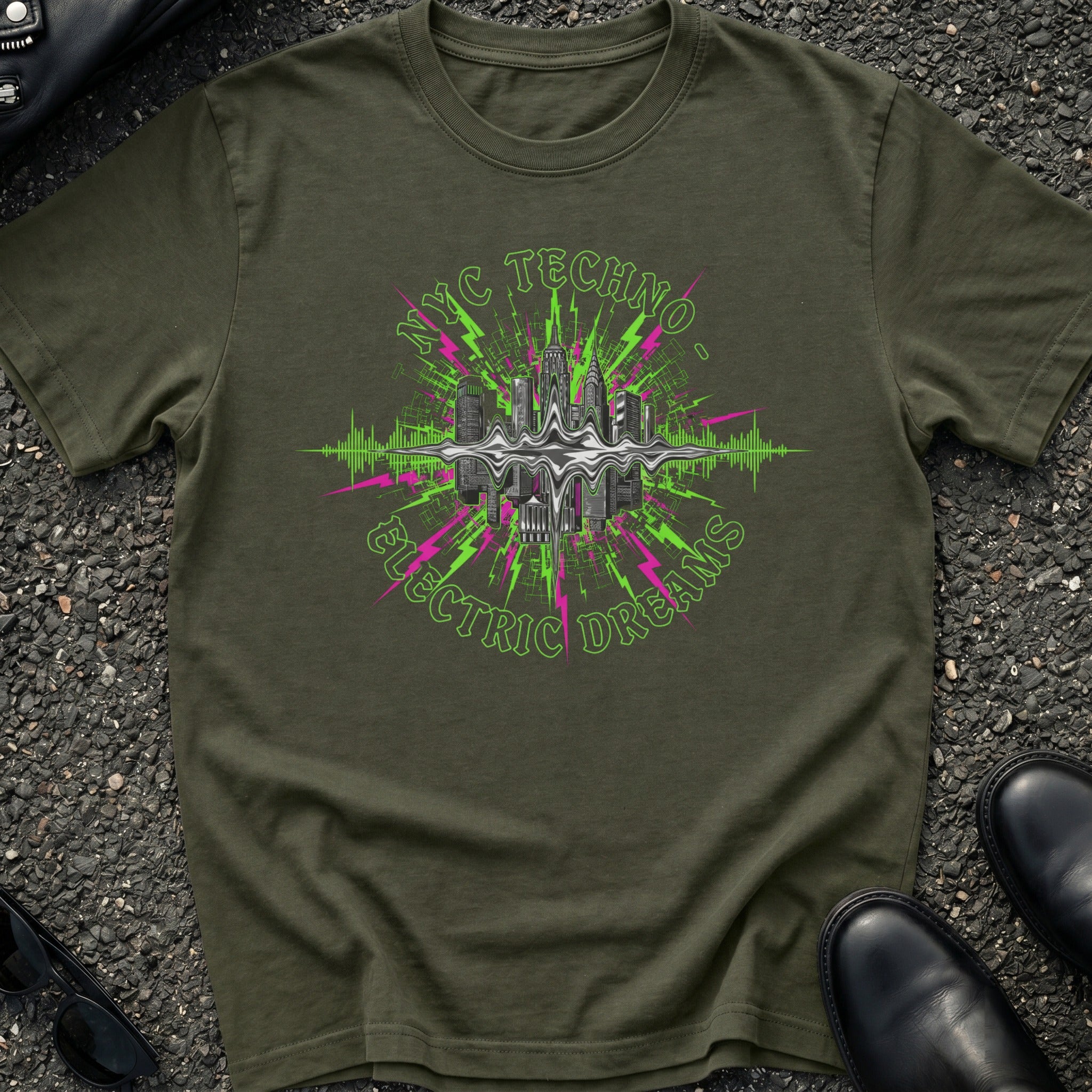 NYC Techno Electric Dreams T-Shirt