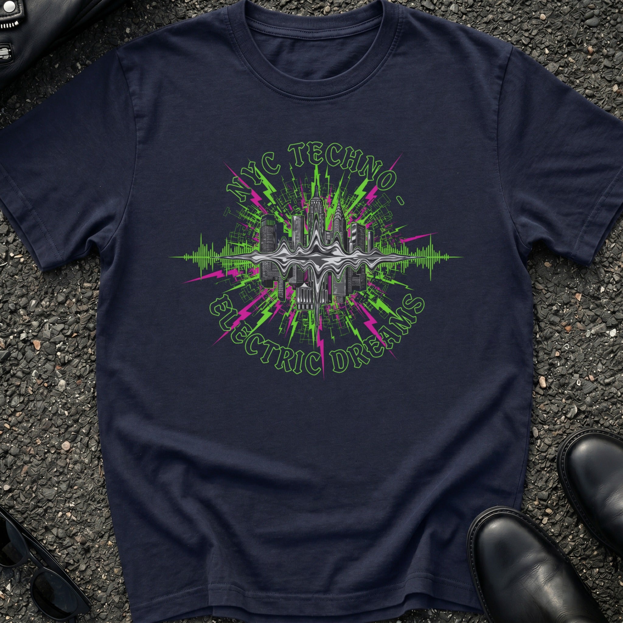 NYC Techno Electric Dreams T-Shirt