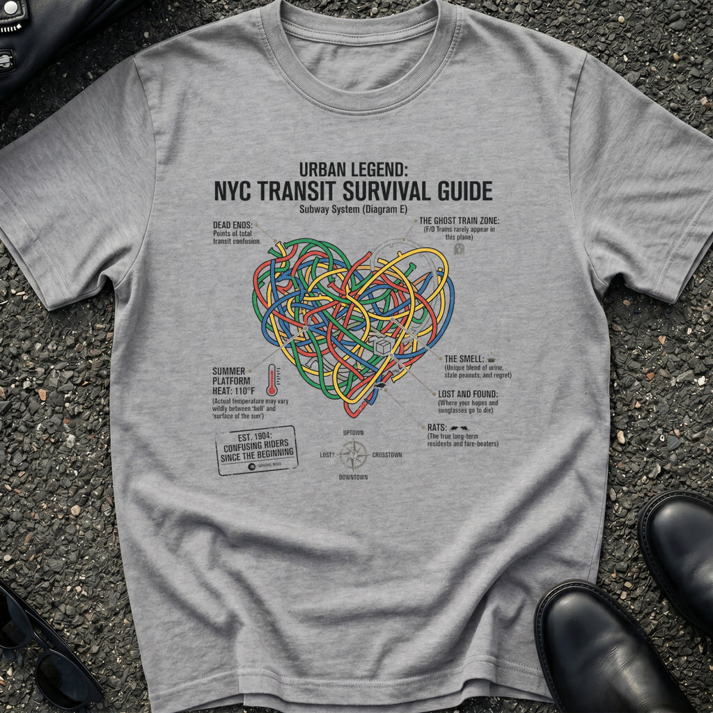 NYC Transit Survival Guide T-Shirt