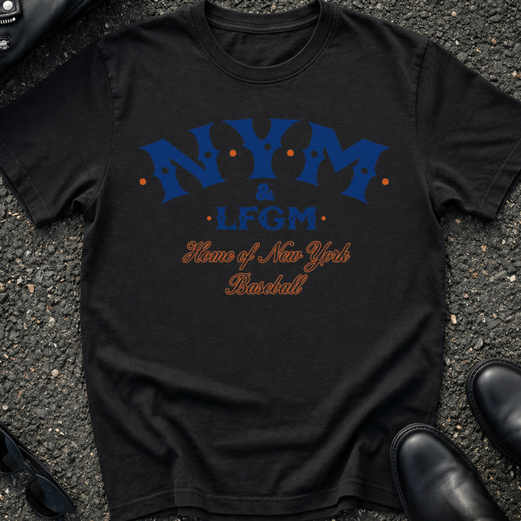 NYM LFGM Punk Rock Baseball T-Shirt