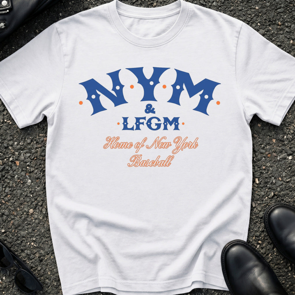 NYM LFGM Punk Rock Baseball T-Shirt