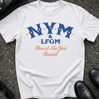 NYM LFGM Punk Rock Baseball T-Shirt