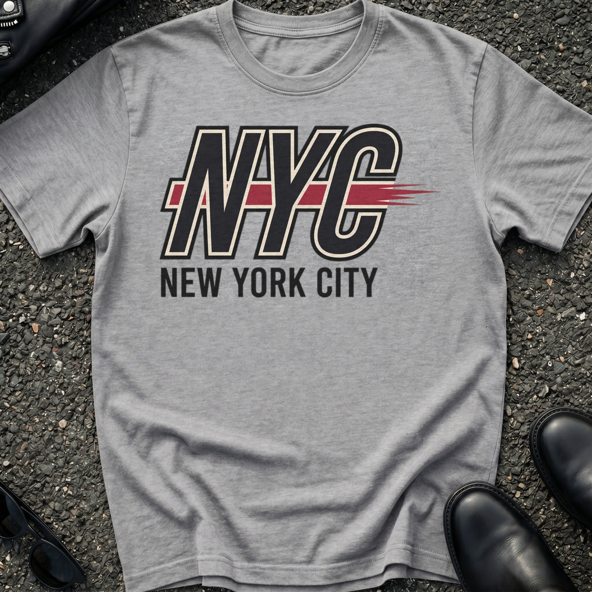 NY Racing Stripe T-Shirt
