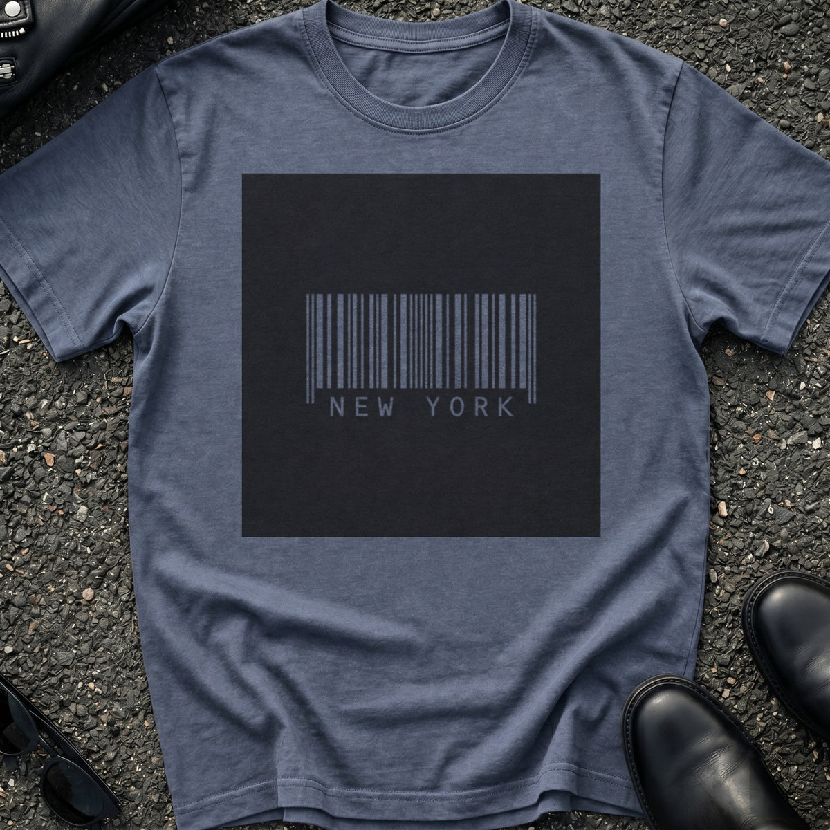 New York Barcode Tag T-Shirt