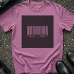 New York Barcode Tag T-Shirt