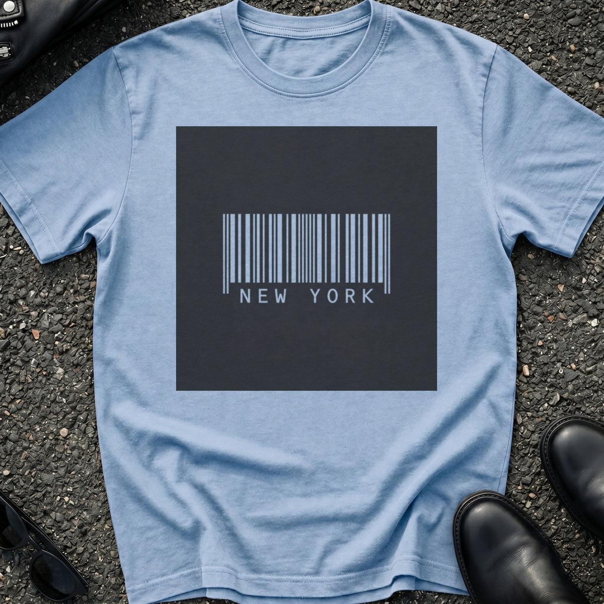 New York Barcode Tag T-Shirt