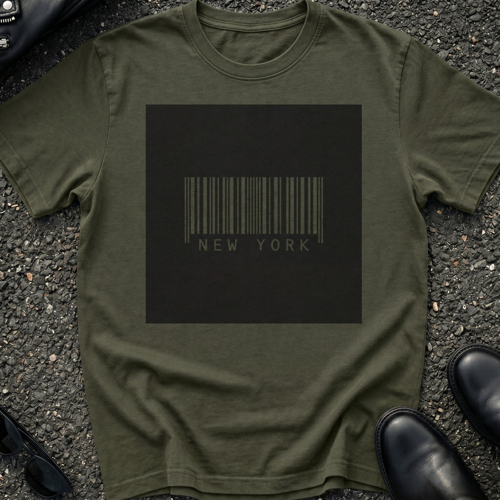 New York Barcode Tag T-Shirt