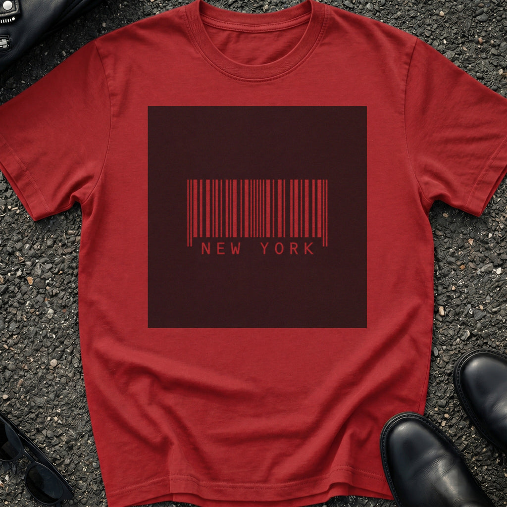 New York Barcode Tag T-Shirt