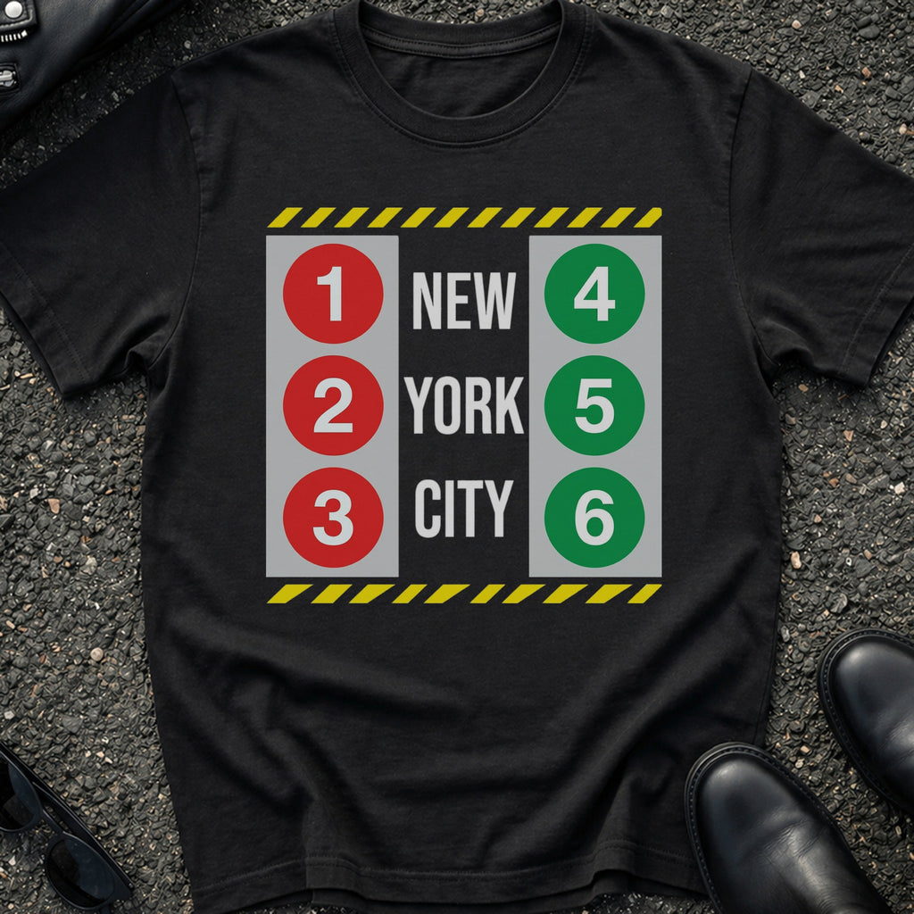 New York City 123 456 Trains T-Shirt