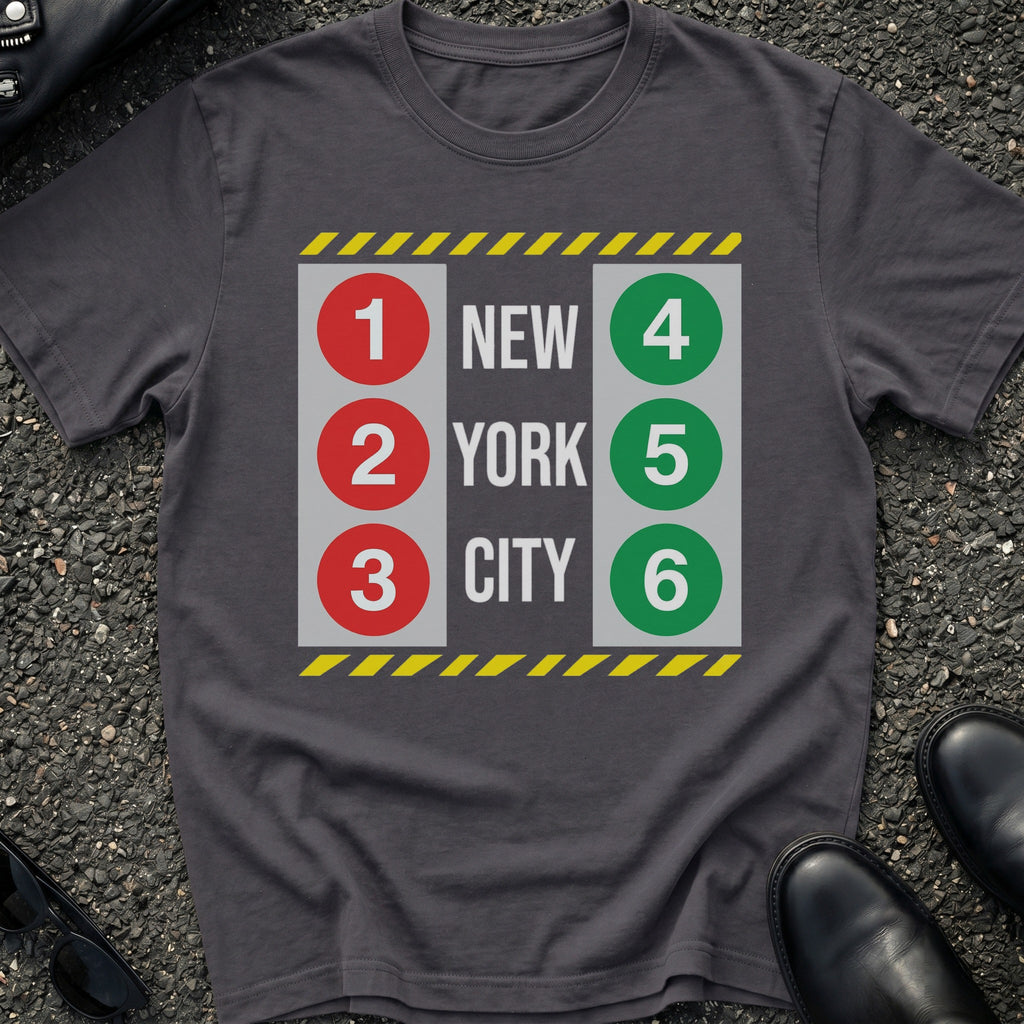 New York City 123 456 Trains T-Shirt