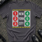 New York City 123 456 Trains T-Shirt