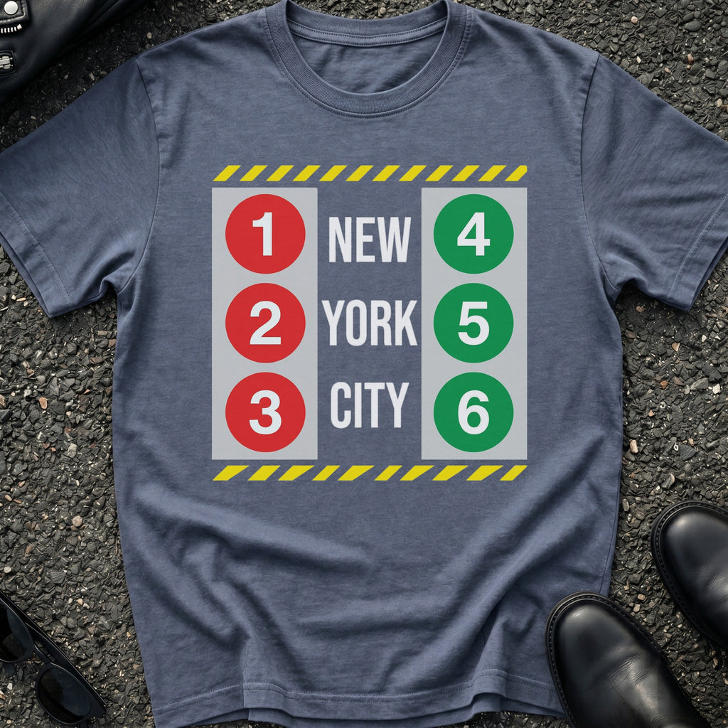 New York City 123 456 Trains T-Shirt