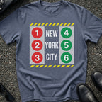 New York City 123 456 Trains T-Shirt