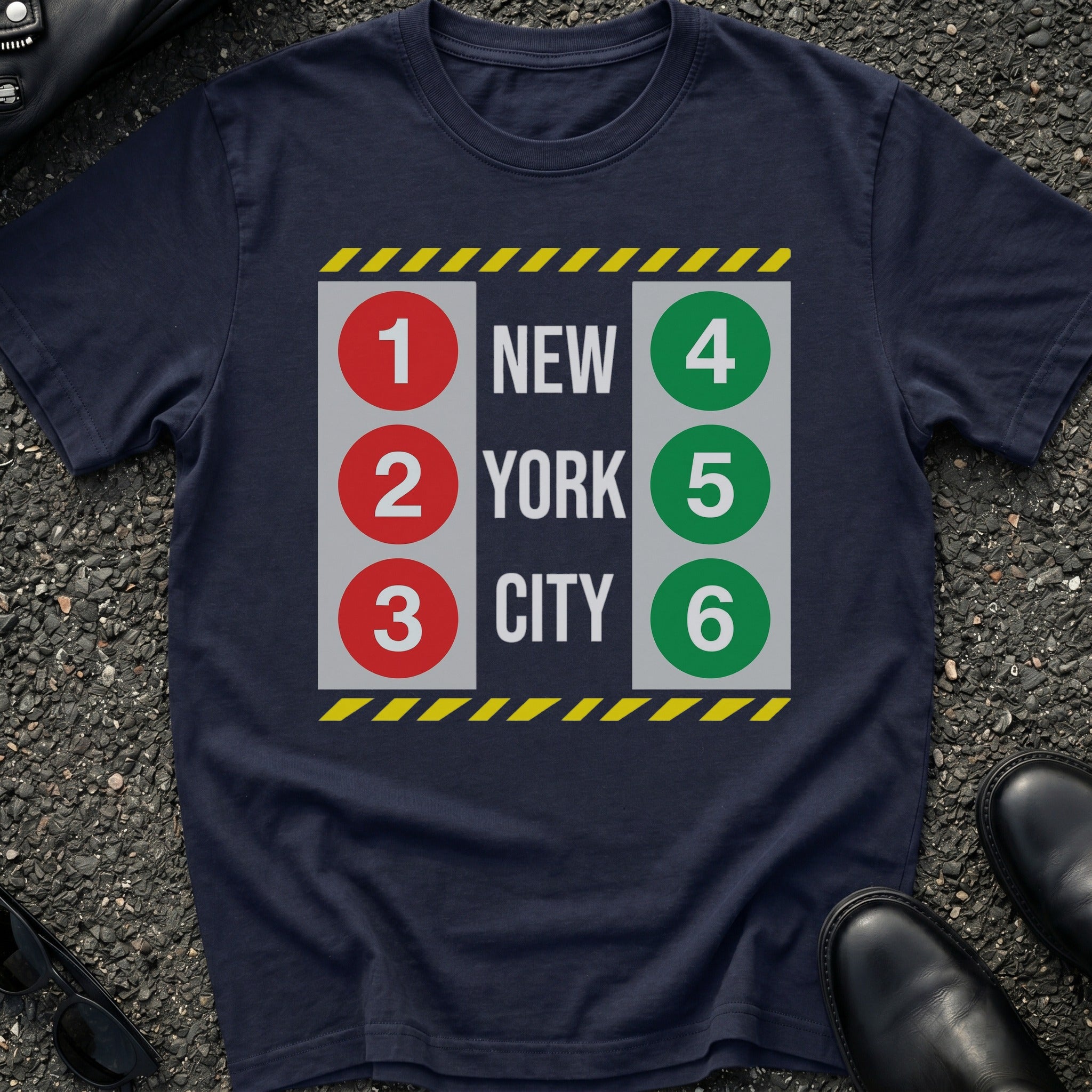 New York City 123 456 Trains T-Shirt
