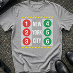 New York City 123 456 Trains T-Shirt