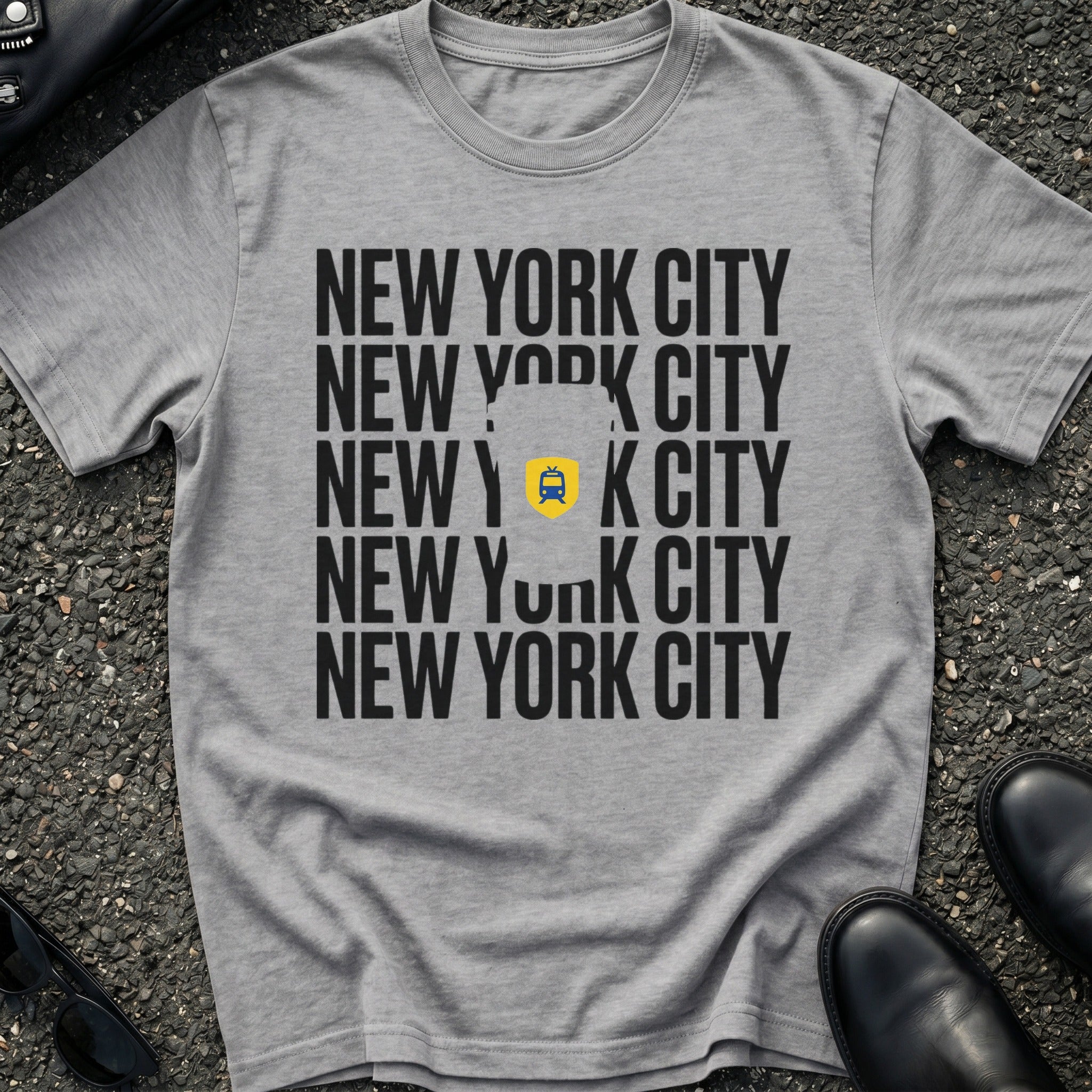 New York City Transit Coffee Cup T-Shirt