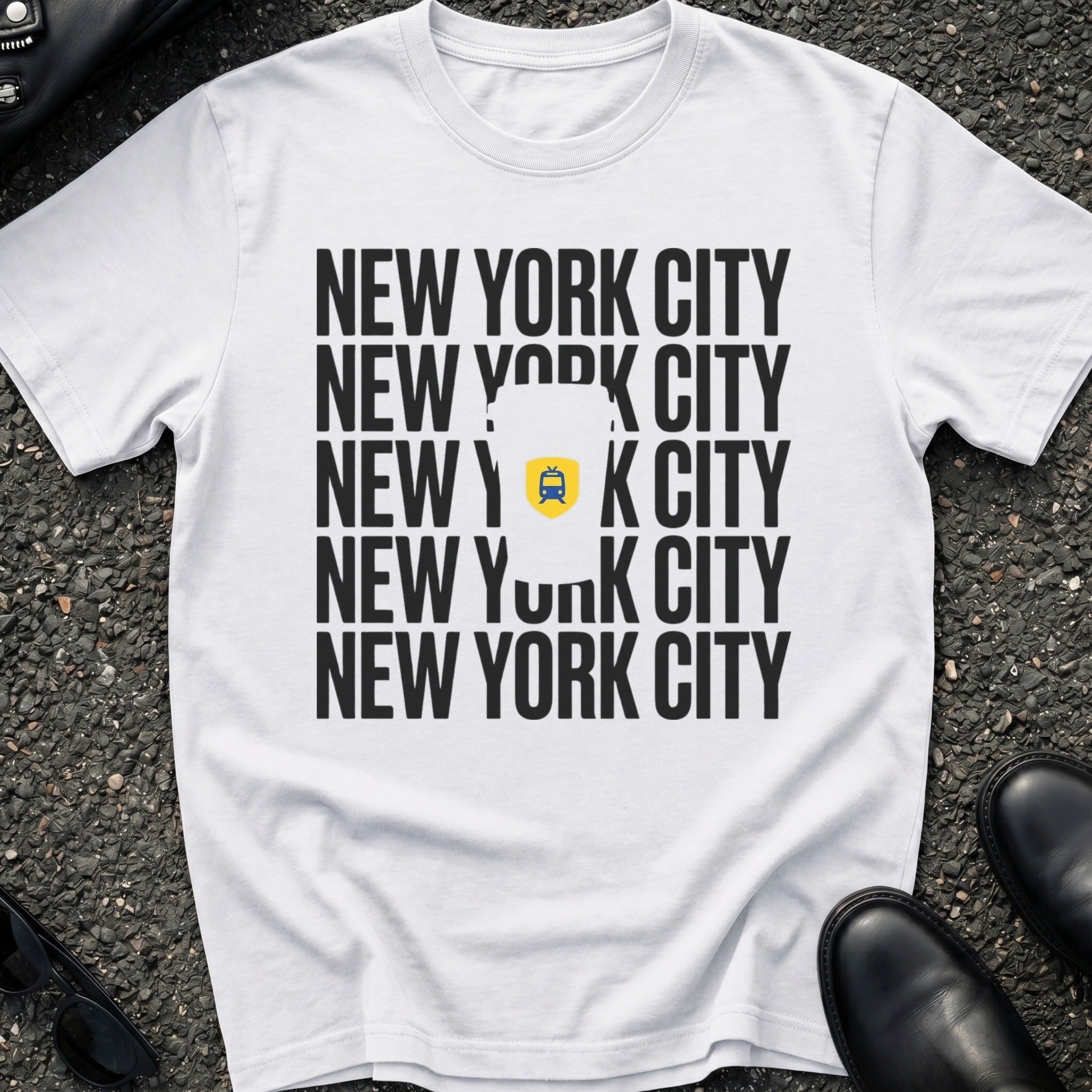 New York City Transit Coffee Cup T-Shirt