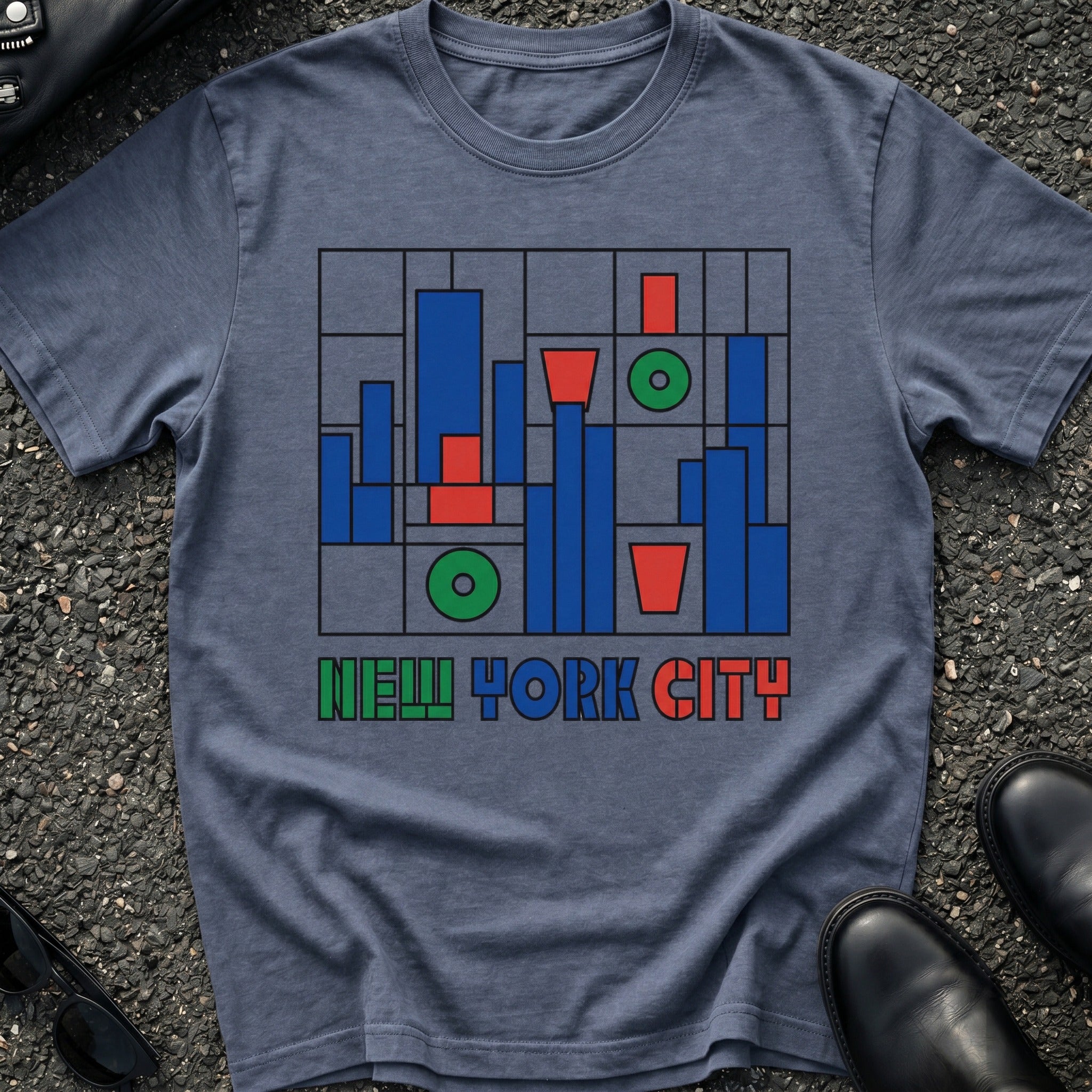 New York City abstract geometric T-Shirt