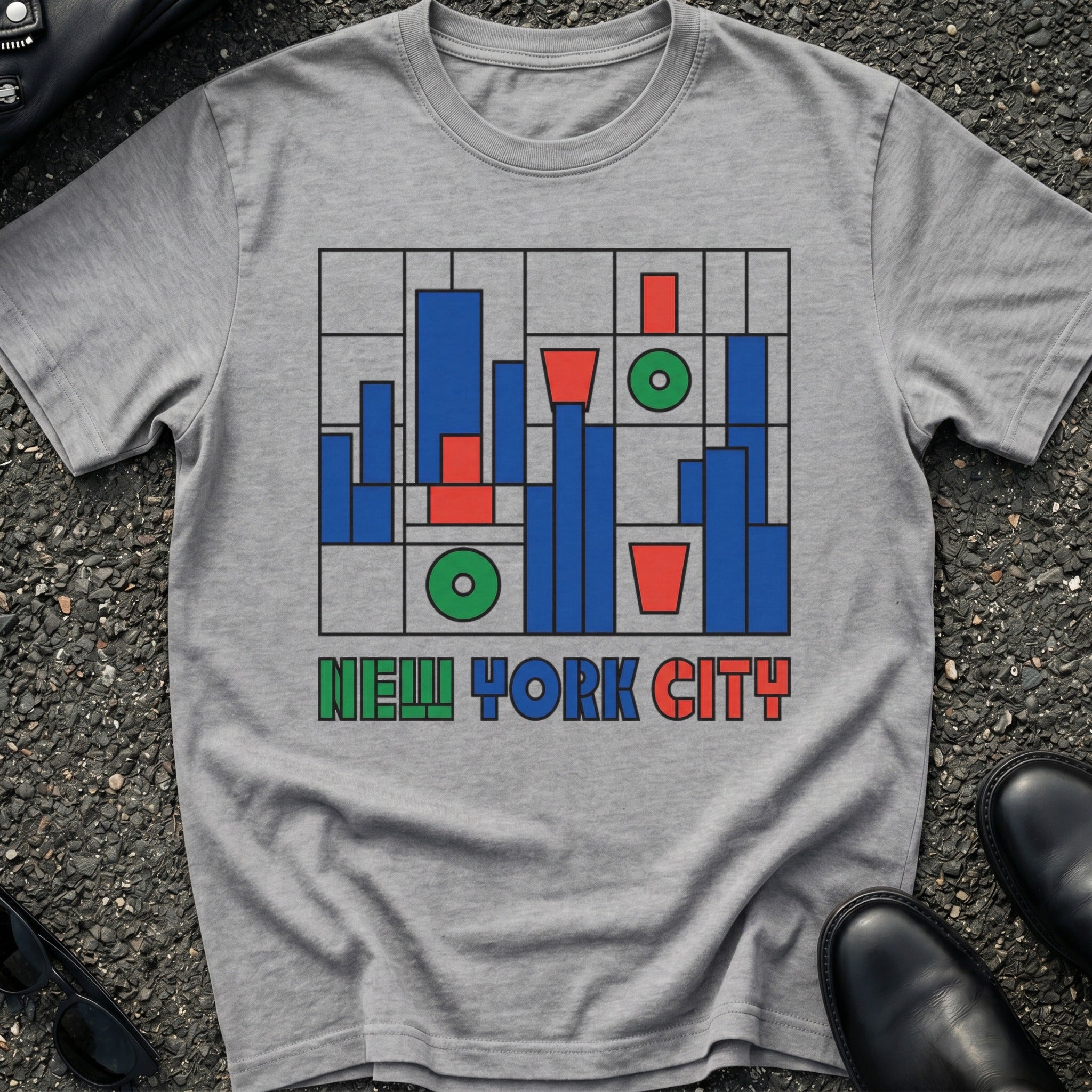 New York City abstract geometric T-Shirt