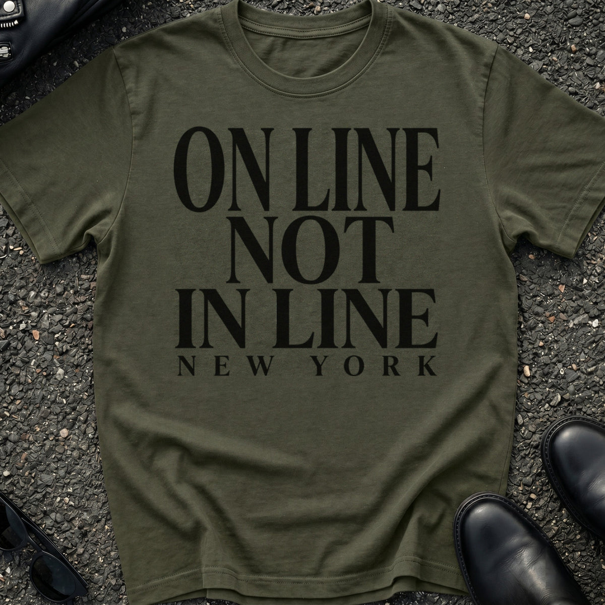 On Line Not In Line T-Shirt