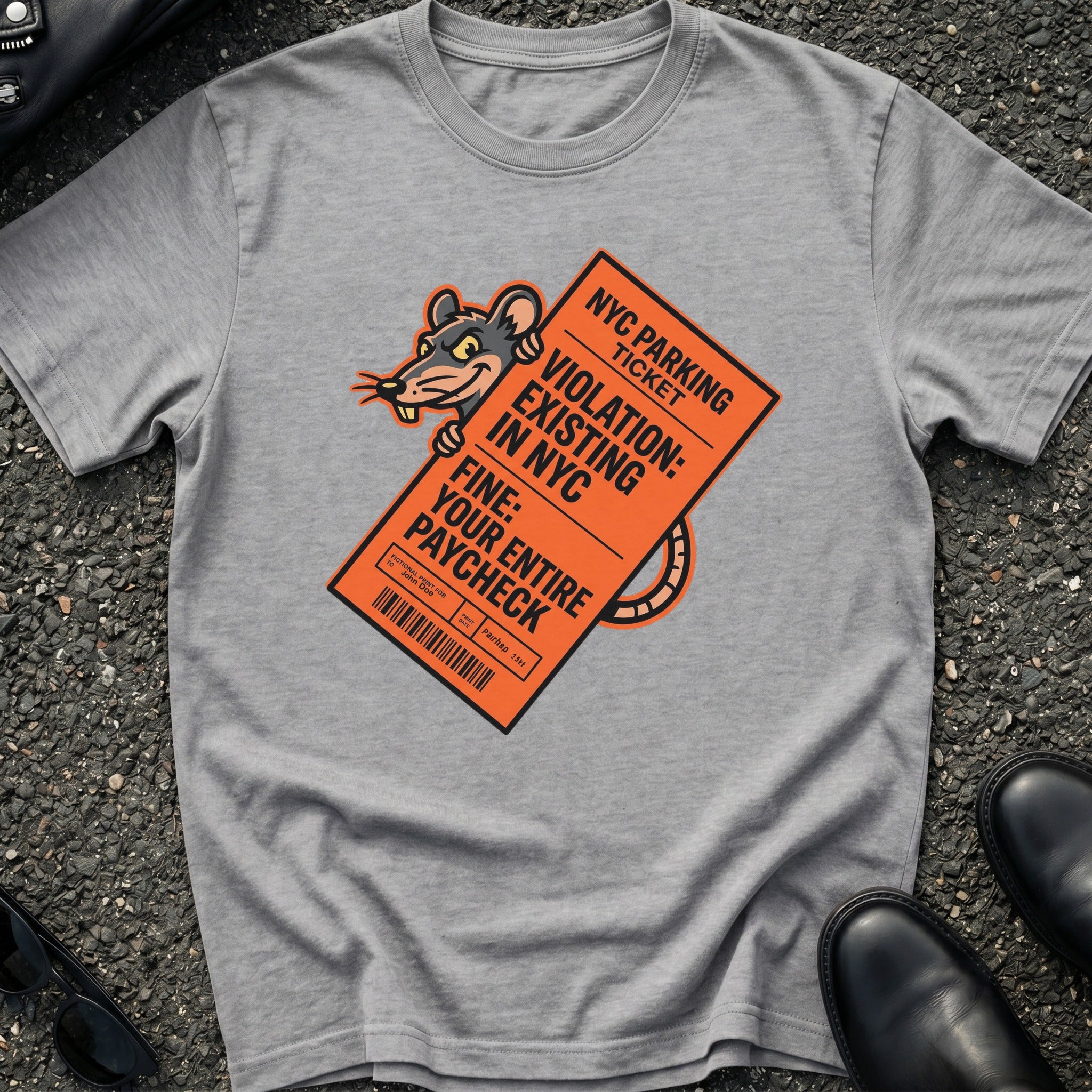 Parking Ticket Rat T-Shirt