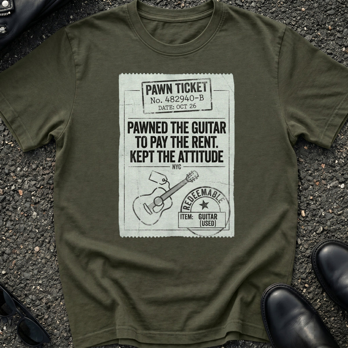 Pawned Guitar Pay T-Shirt
