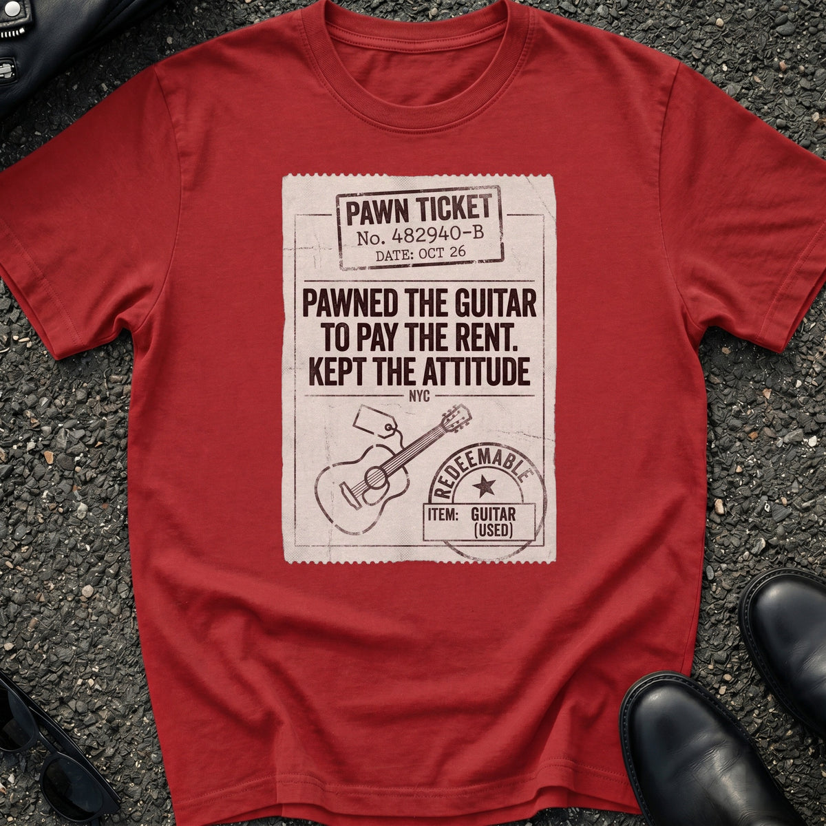 Pawned Guitar Pay T-Shirt