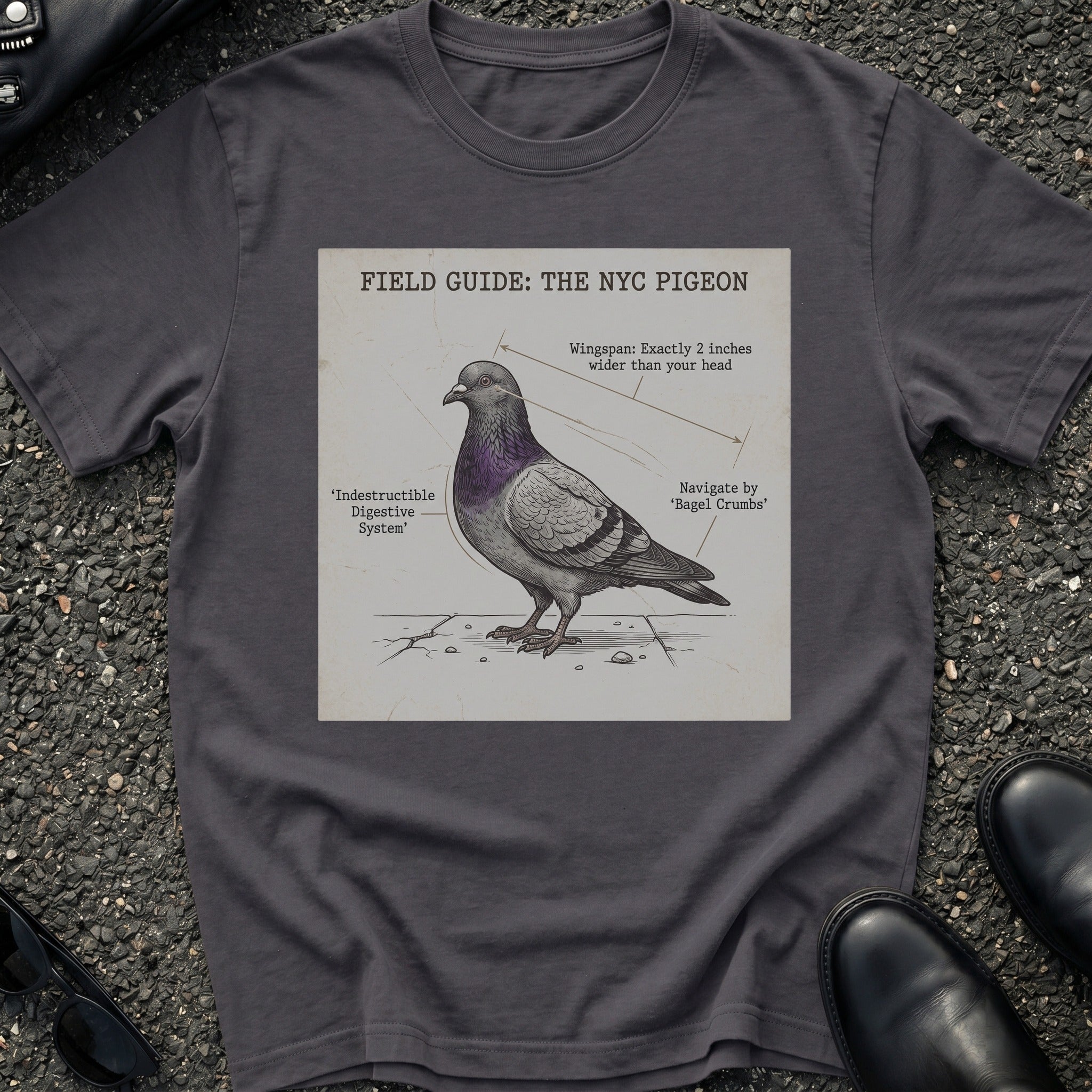 Pigeon Diagram T-Shirt