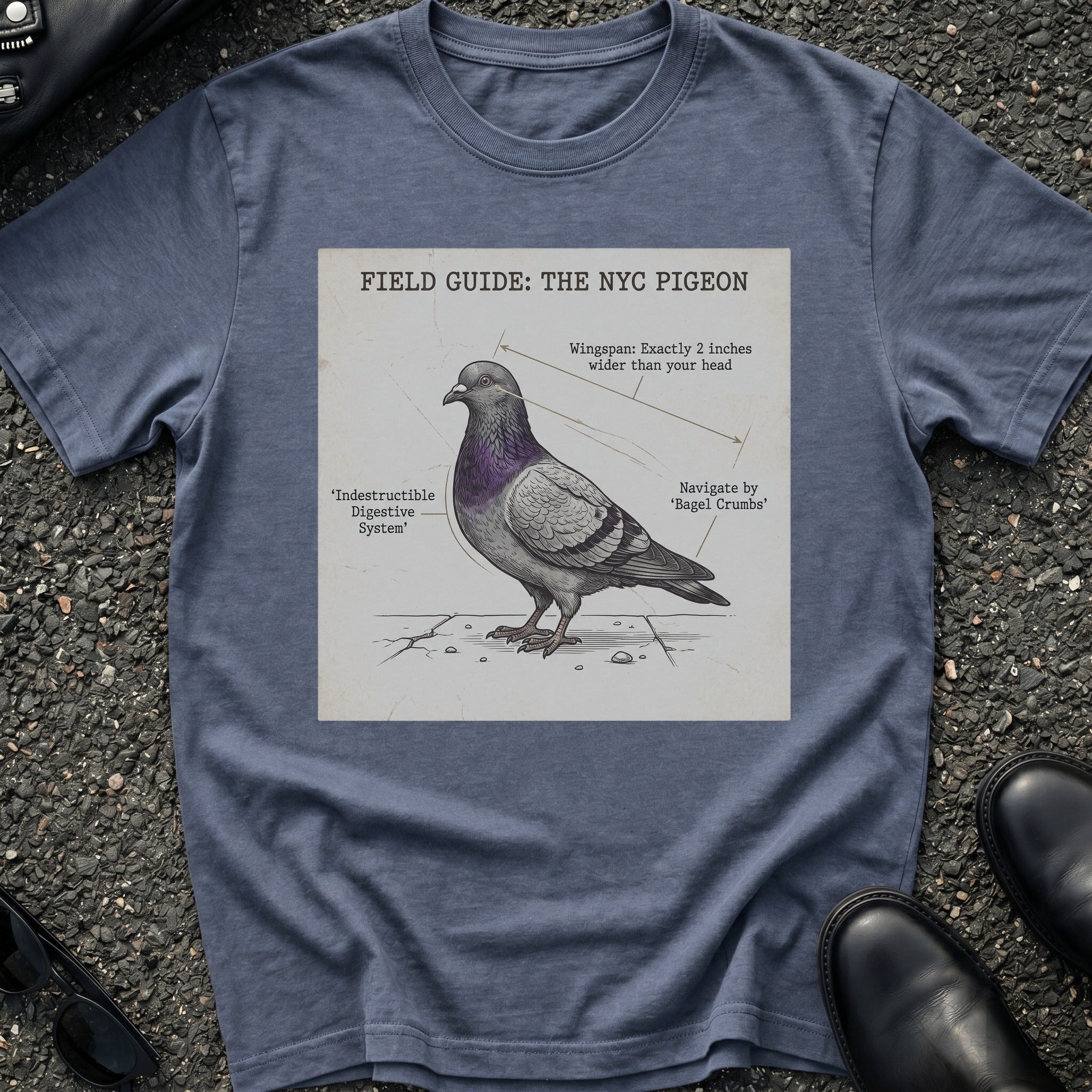 Pigeon Diagram T-Shirt