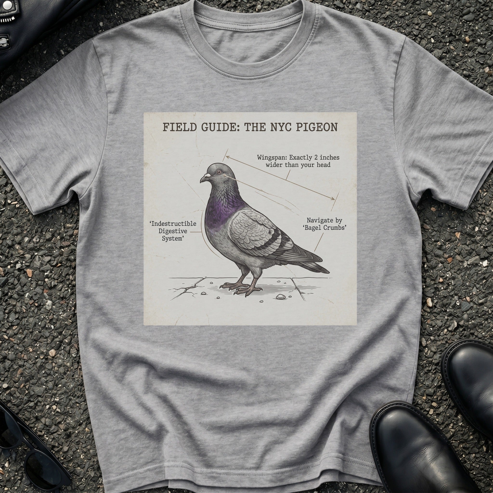 Pigeon Diagram T-Shirt