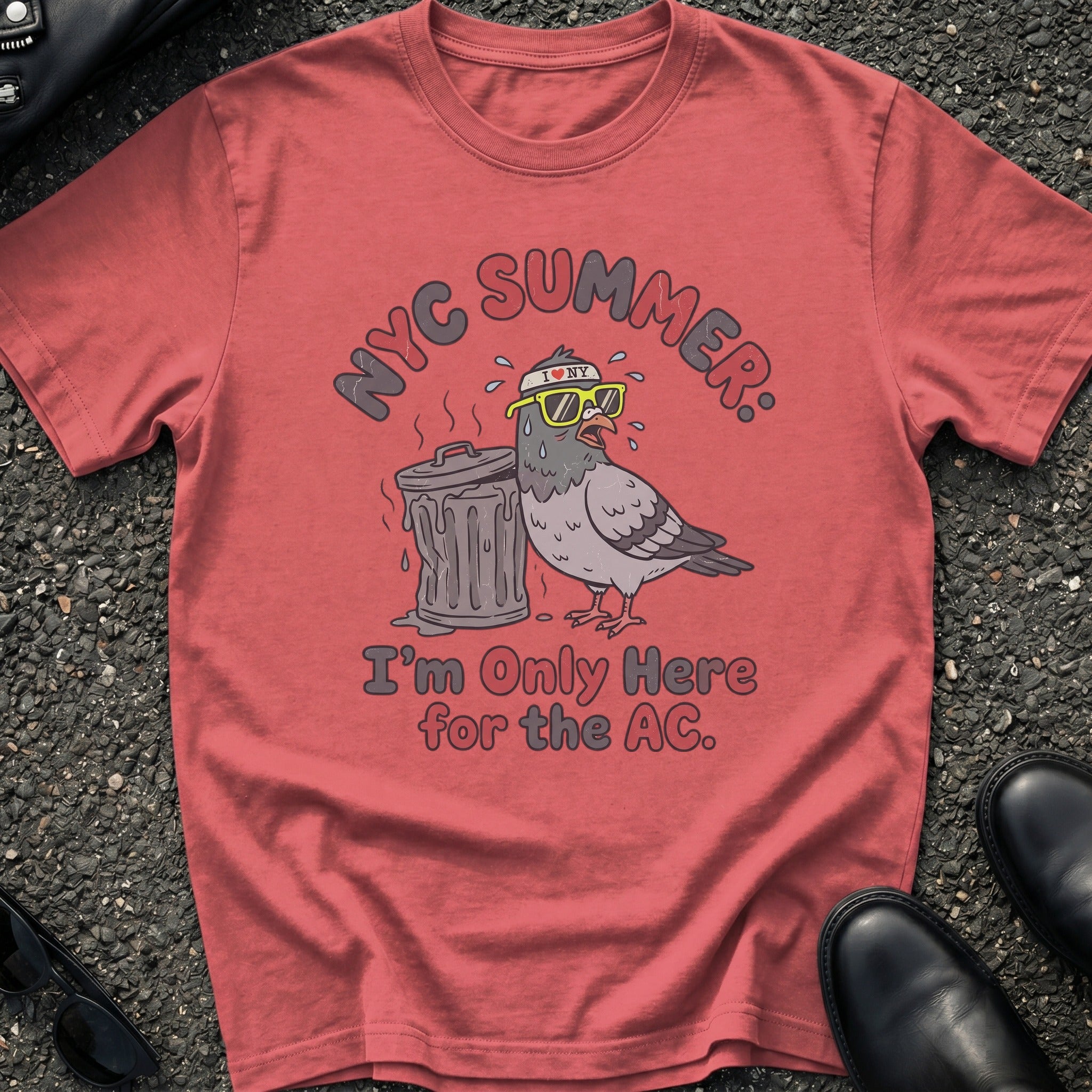 Pigeon Only Here for the AC T-Shirt