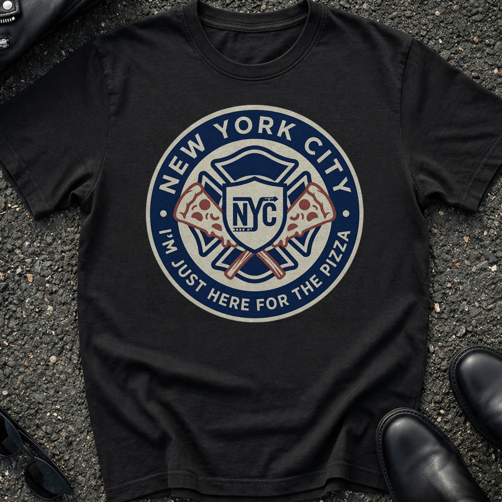 Pizza Badge T-Shirt