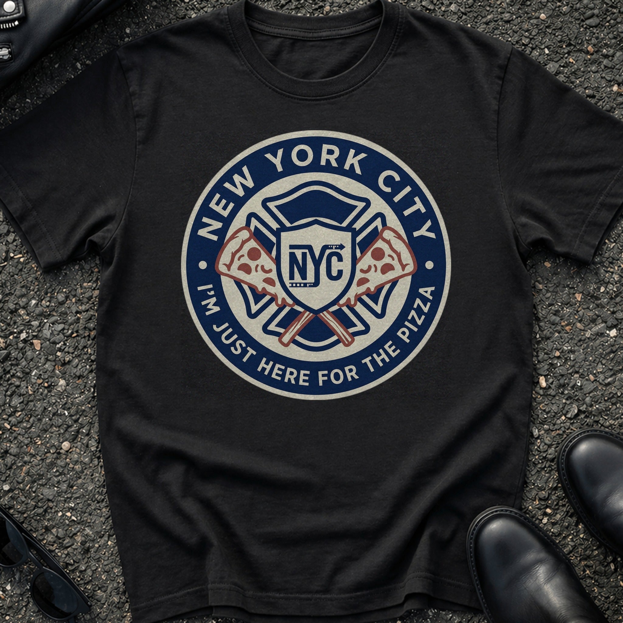 Pizza Badge T-Shirt