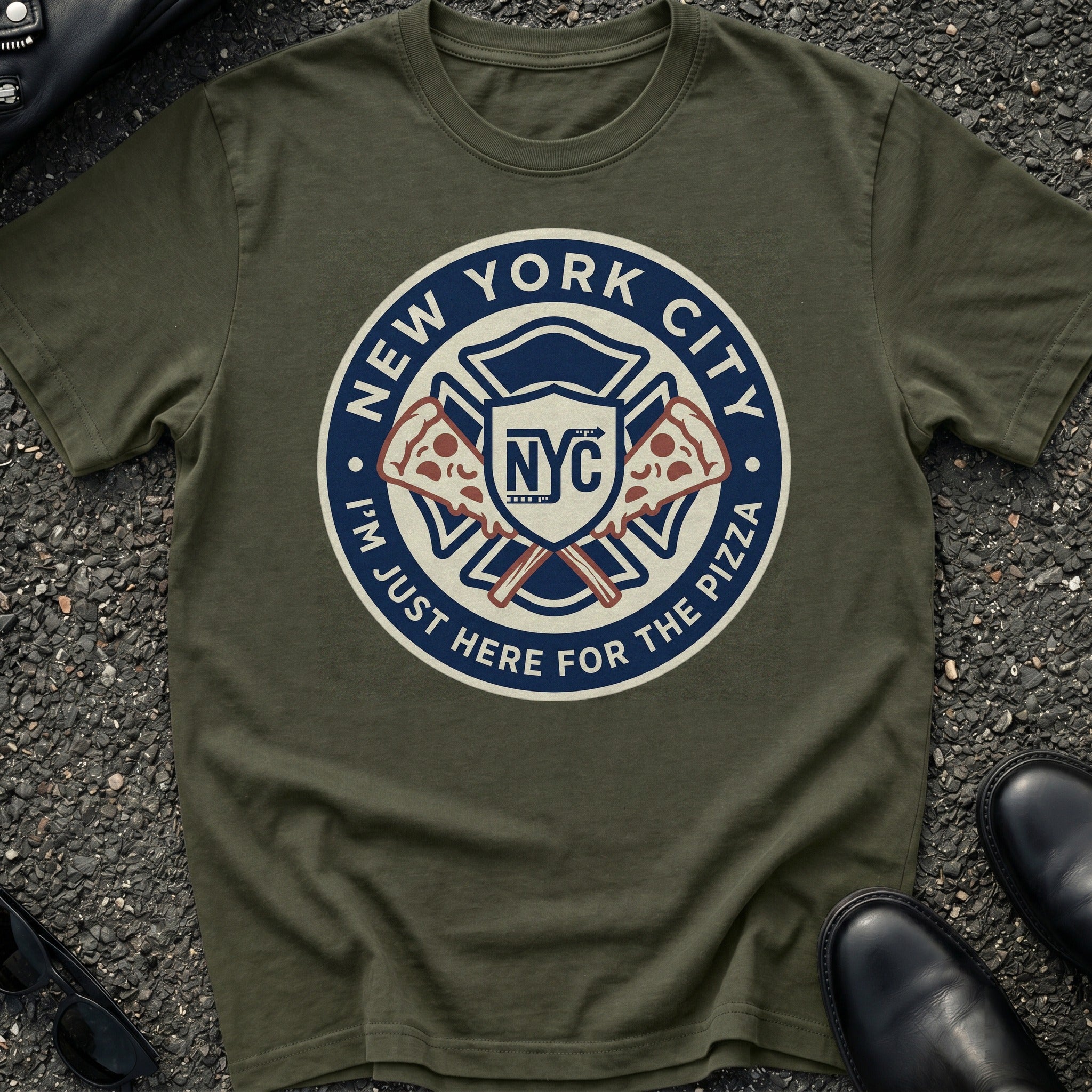 Pizza Badge T-Shirt