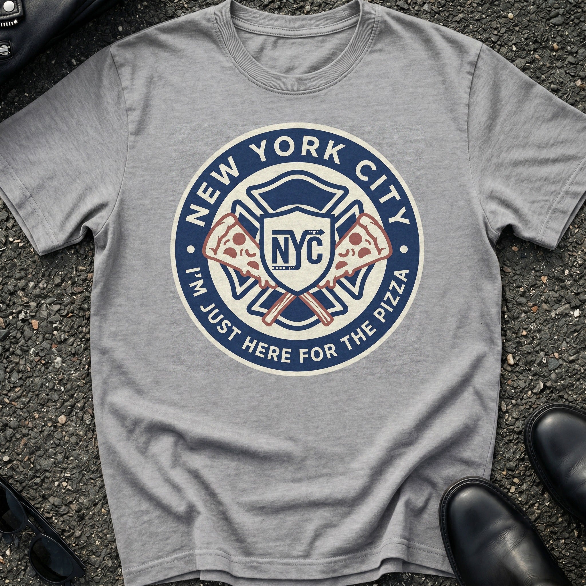 Pizza Badge T-Shirt